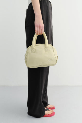 NYLON BOSTON TOTE BAG BEIGE