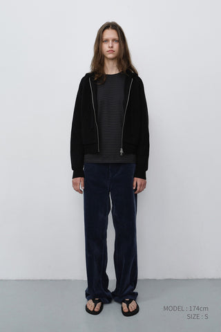 90S WIDE CORDUROY JEANS WASHED BLUE