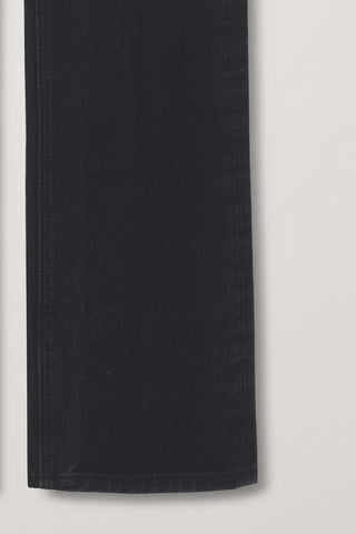 ESSENTIAL SEMI BOOT-CUT JEANS BLACK