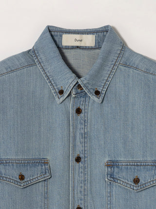 UNISEX CLASSIC DENIM SHIRT LIGHT BLUE
