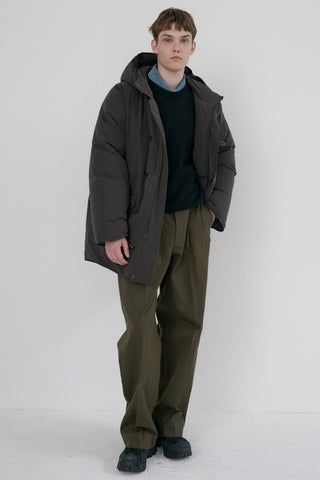 UNISEX GOOSE DOWN PARKA JACKET MUSHROOM
