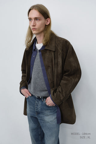 UNISEX LILY ALTER-SUEDE HALF JACKET ETOUPE KHAKI