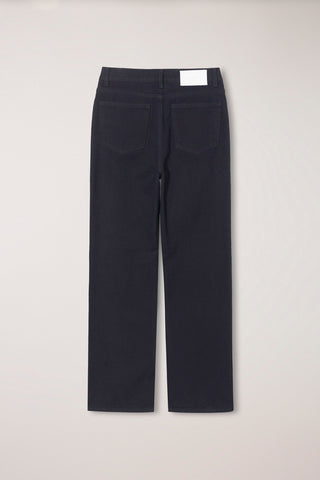 BRUSHED STRAIGHT JEANS BLACK