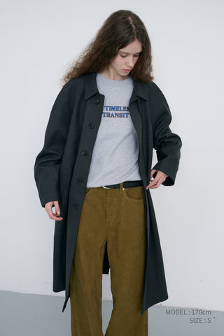 UNISEX SLOGAN SWEATSHIRT MID MELANGE GREY