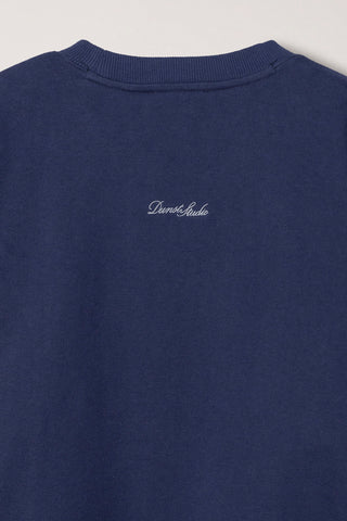 UNISEX SLOGAN SWEATSHIRT NAVY