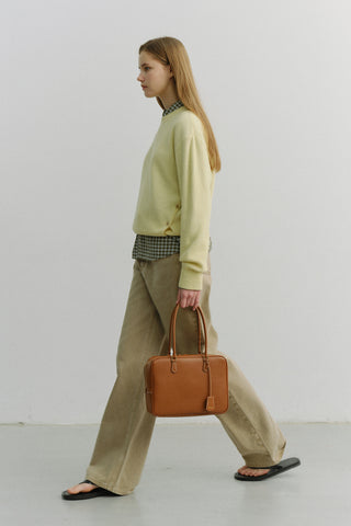 CLASSIC 28 LEATHER BAG TAN