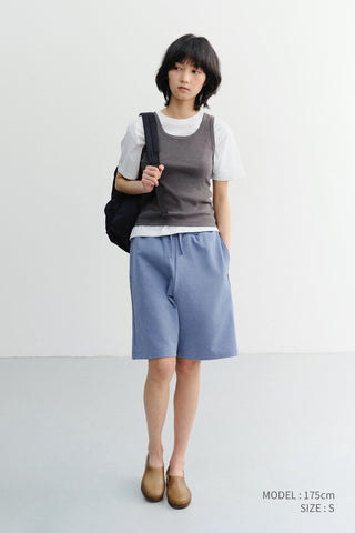 UNISEX PIGMENT RELAXED BEACH SHORTS BLUE