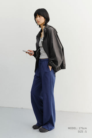 SUMMER WIDE JOGGER PANTS BLUE