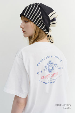 UNISEX CUPID ARCH BACK LOGO T-SHIRT OFF WHITE