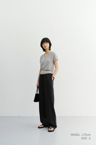 SUMMER STRING PANTS BLACK