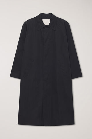 UNISEX REFINED MAC COAT BLACK