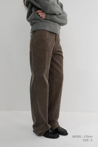 [SULLYOON PICK] CORDUROY JEANS TAUPE GREY