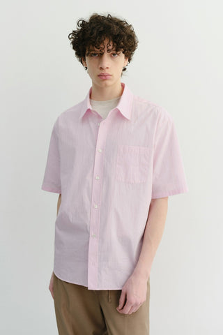 UNISEX OVERSIZED HALF SLEEVE SHIRT SOFT PINK