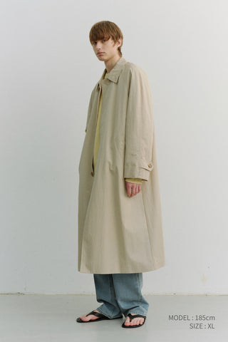 UNISEX REFINED MAC COAT BEIGE