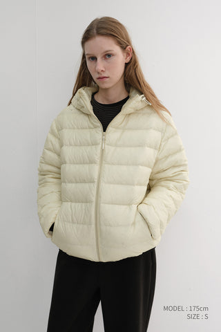 UNISEX LIGHT GOOSE DOWN JACKET SEA SALT
