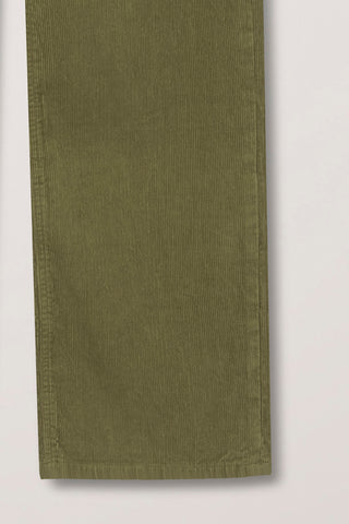 90S WIDE CORDUROY JEANS OLIVE GREEN