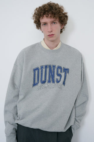 UNISEX ARCH LOGO SWEATSHIRT MELANGE GREY