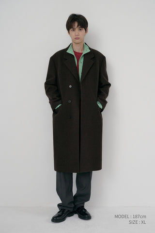 UNISEX HIGH NECK BUTTON CARDIGAN SOFT GREEN