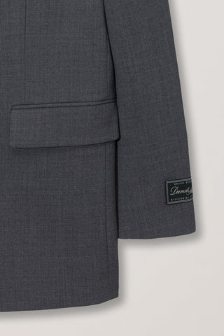 UNISEX 3 BUTTON WOOL BLAZER CHARCOAL GREY