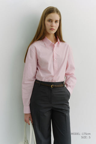 UNISEX SOFT POPLIN SHIRT SOFT PINK