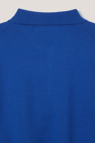 UNISEX CASHMERE COLLARED SWEATER BLUE