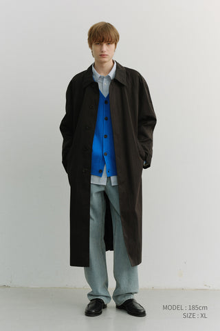 UNISEX REFINED MAC COAT BLACK