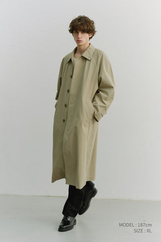 UNISEX REFINED MAC COAT KHAKI