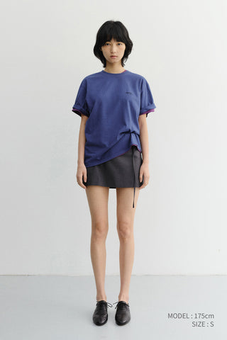 UNISEX GARMENT DYED T-SHIRT BLUE