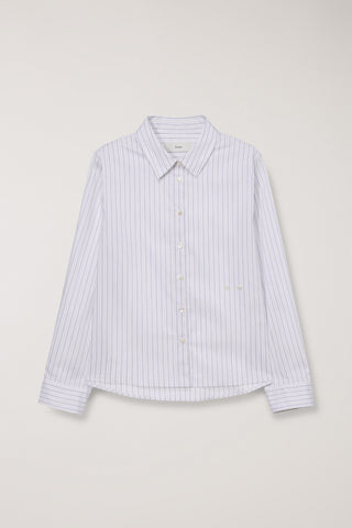 2-WAY ESSENTIAL STRIPED SHIRT GREY STRIPE