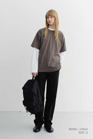 SUMMER STRAIGHT CHINO SLACKS BLACK