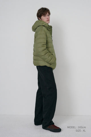 UNISEX LIGHT GOOSE DOWN JACKET OLIVE