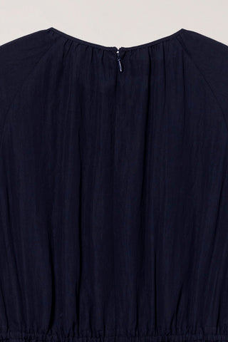 HALF SLEEVE DRESS DEEP NAVY