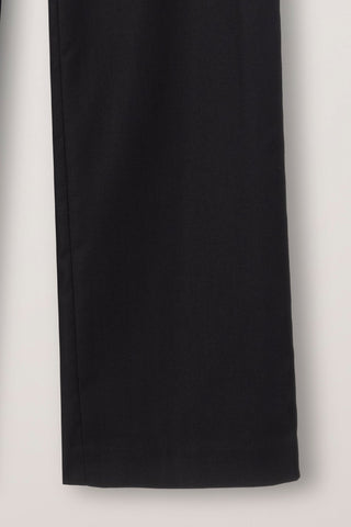 SKIRT LAYERED SLIM PANTS BLACK