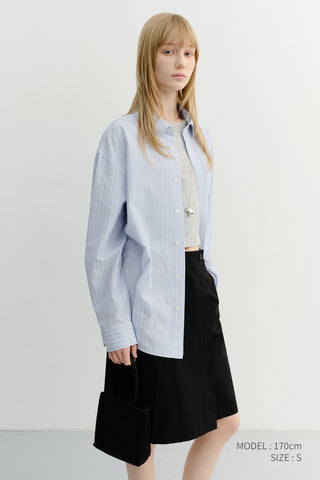 90S MIDI SKIRT BLACK