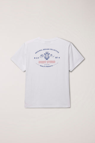 UNISEX CUPID ARCH BACK LOGO T-SHIRT OFF WHITE