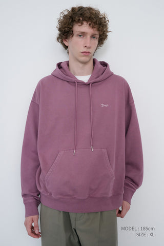 UNISEX GARMENT DYED HOODIE PURPLE