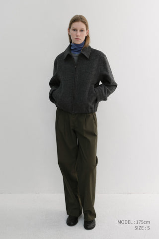 ESSENTIAL ROLL NECK TOP BLUE
