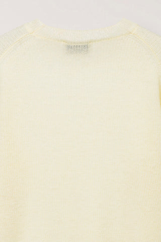 UNISEX HAIRLY SWEATER LEMON BUTTER
