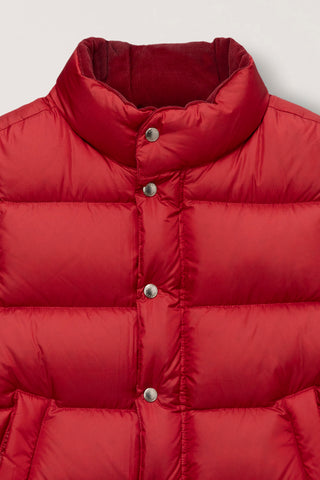 UNISEX GOOSE DOWN VEST RED