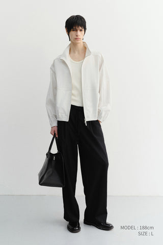 RELAXED SLEEVELESS TOP IVORY