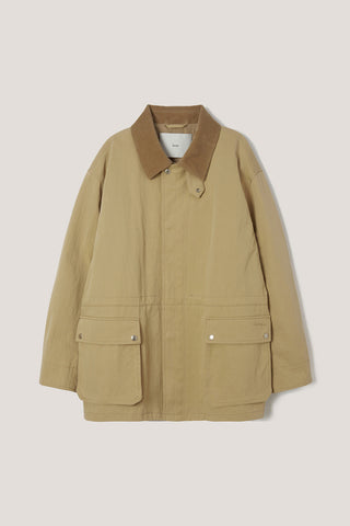 UNISEX COTTON CHORE JACKET BEIGE