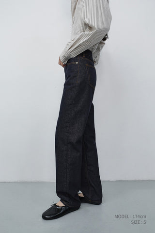 ESSENTIAL STRAIGHT JEANS RAW BLUE