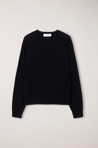 UNISEX ESSENTIAL CREWNECK SWEATER BLACK