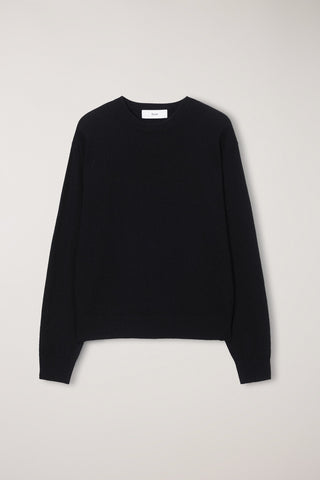 UNISEX ESSENTIAL CREWNECK SWEATER BLACK