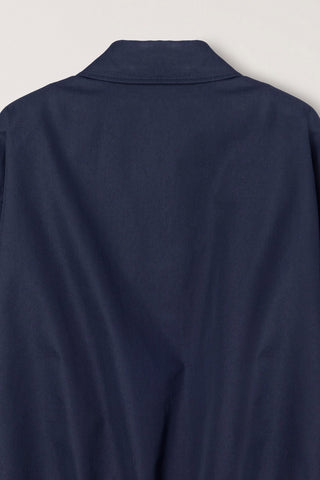 UNISEX COLLARED BLOUSON JACKET NAVY