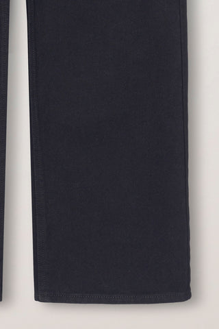 BRUSHED STRAIGHT JEANS BLACK