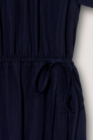 HALF SLEEVE DRESS DEEP NAVY