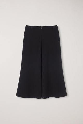 FLUID LONG SKIRT BLACK