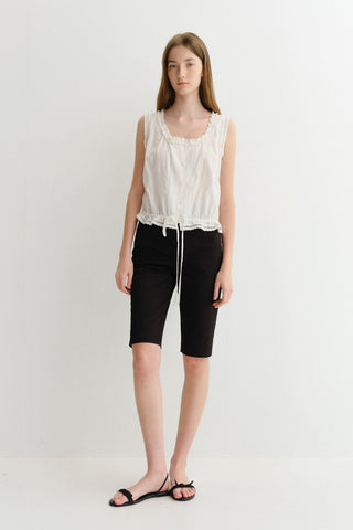 SLIM BIKER SHORTS BLACK