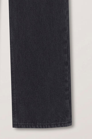 WIDE JEANS WASHED BLACK